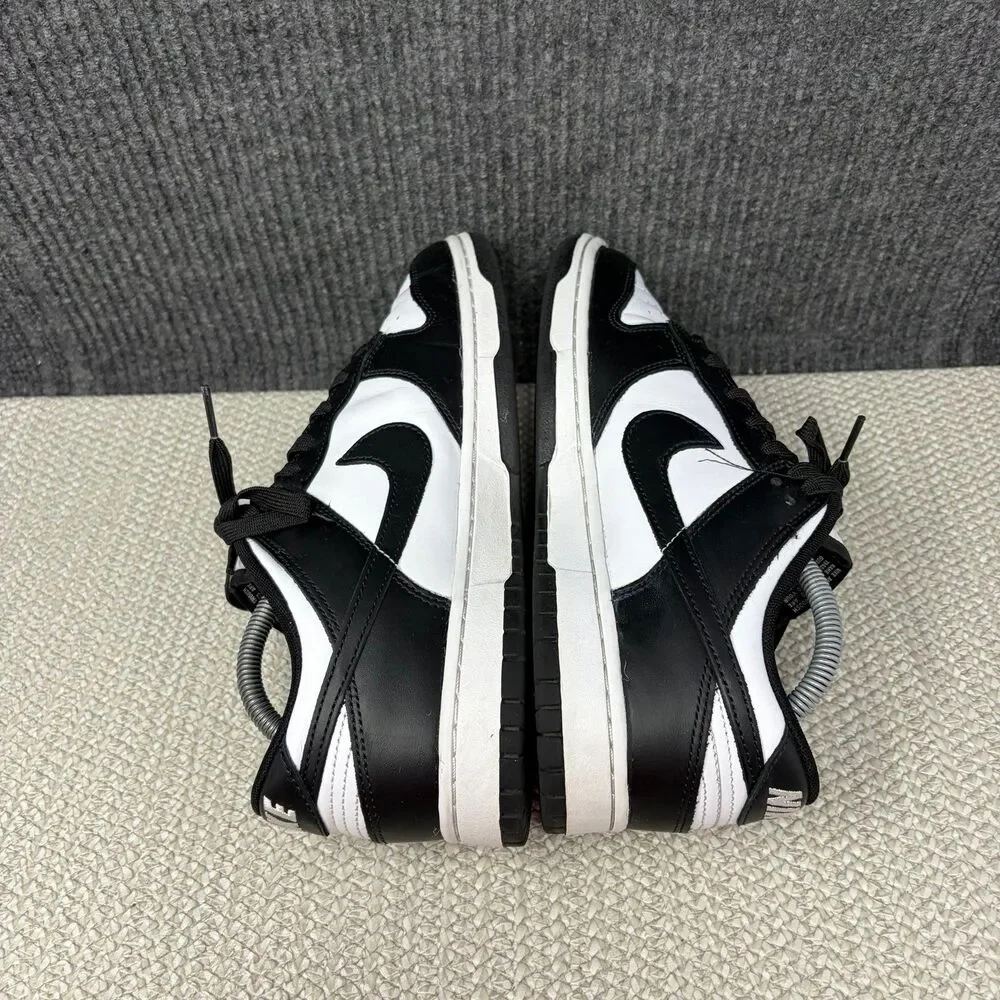 Nike Dunk Low Retro Panda White Black Leather Shoes Mens Size 9 DD1391-100